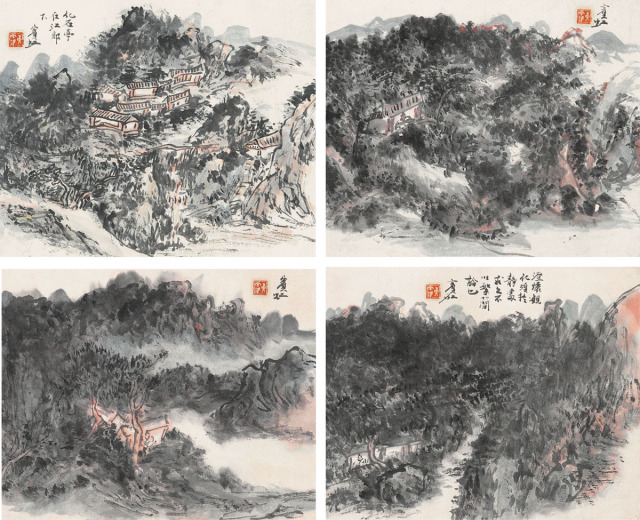 黄宾虹受到谁的影响,黄宾虹点评