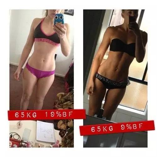 看了这些图片你还想减肥吗,想看看你们的健身减肥对比图