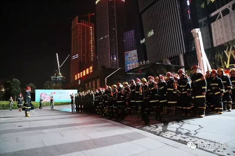 广东大型城市防火灭火救援演练,防火演练拍摄