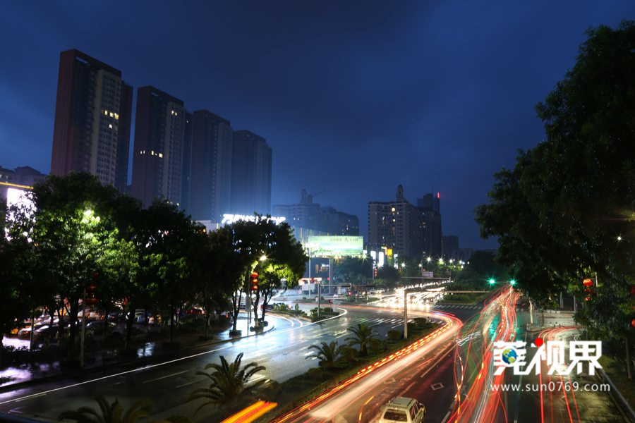 塘厦夜景图片,东莞塘厦天桥夜景视频