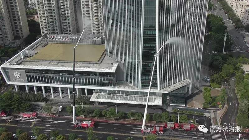 广东大型城市防火灭火救援演练,防火演练拍摄