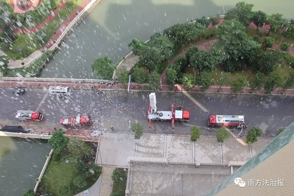 广东大型城市防火灭火救援演练,防火演练拍摄