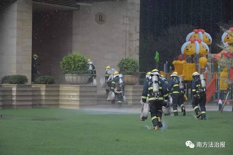 广东大型城市防火灭火救援演练,防火演练拍摄