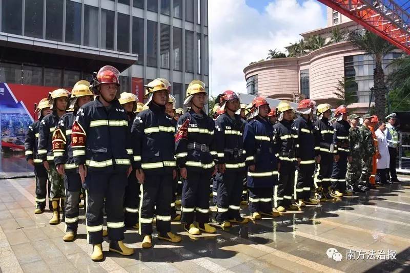 广东大型城市防火灭火救援演练,防火演练拍摄