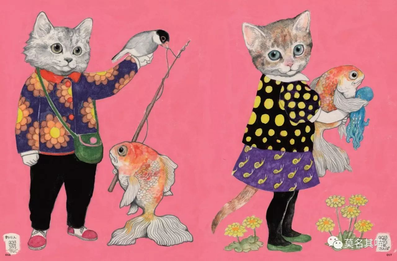 “黑暗系卡哇伊”是什么风格？樋口裕子（YukoHiguchi）笔下的猫咪异想世界