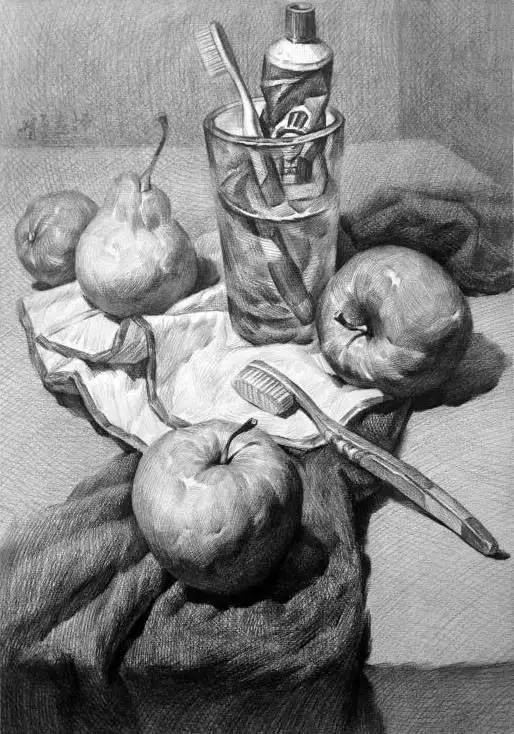 素描静物不会默写,素描不会画光影怎么办