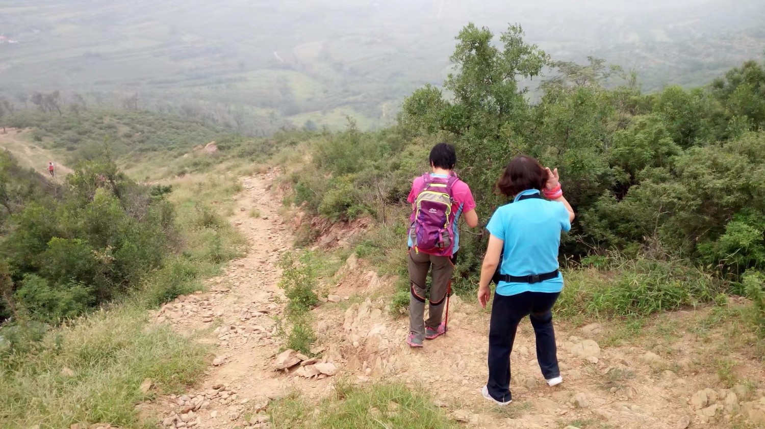 龙泉寺山小环穿——与教师一起爬山庆祝教师节