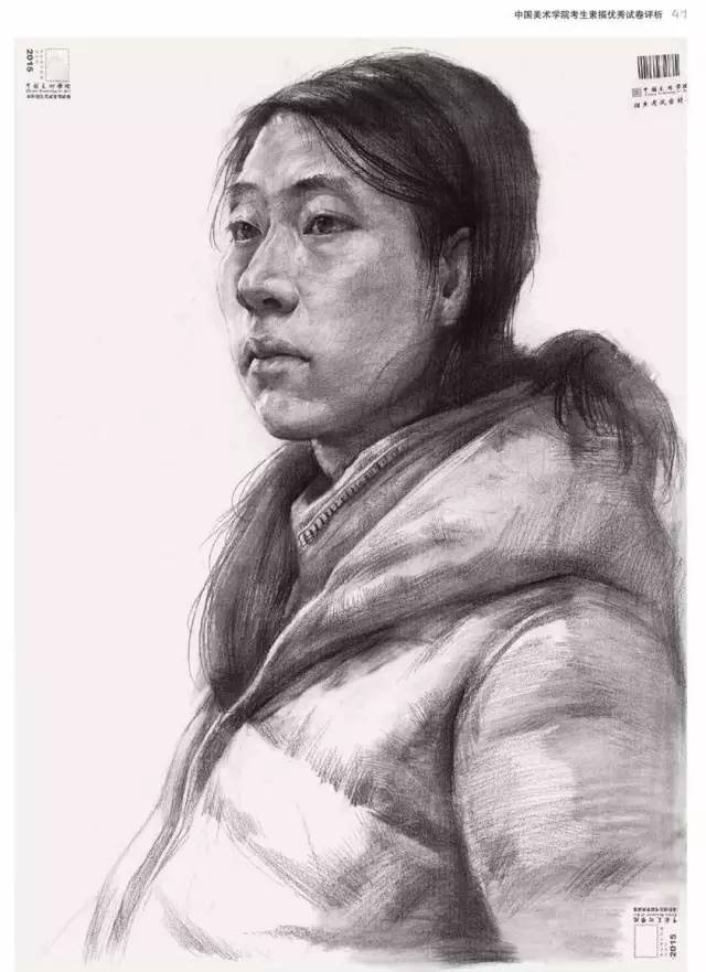 中国美术学院08年素描高分卷,中国美院素描高分卷