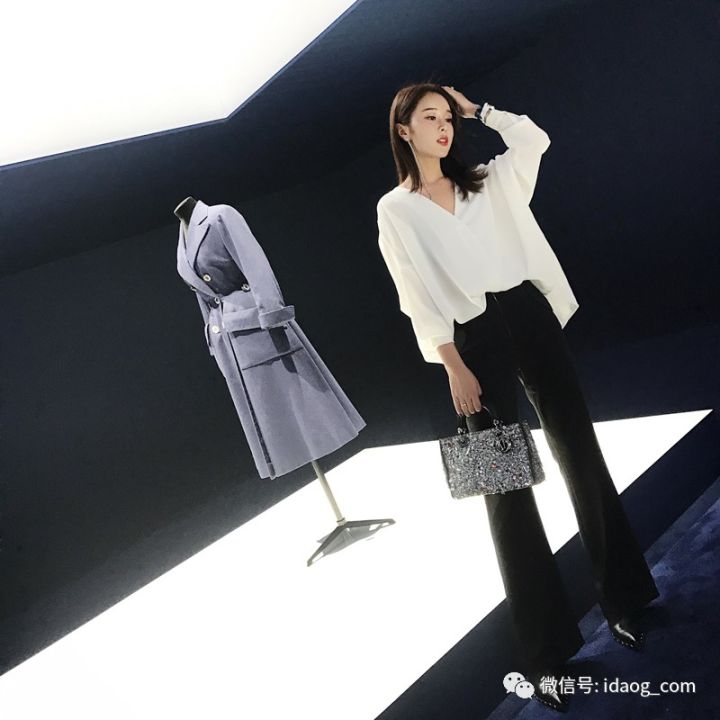 初秋衬衫look,秋装优雅浪漫风格