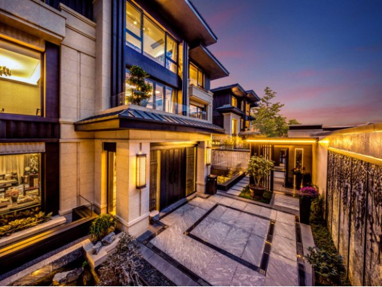 鲁能钓鱼台美高梅独栋别墅,鲁能钓鱼台美高梅公馆426平样品房