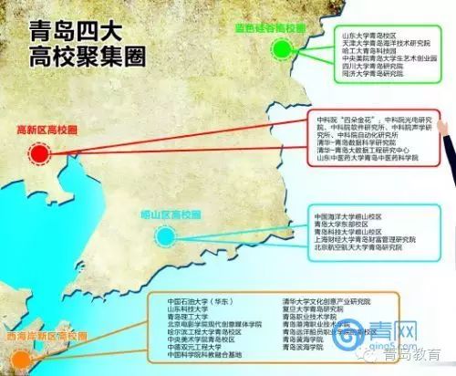 人大刚来，清华也来了！青岛整整崛起4座“大学城”，都是大腕~快看有你家么