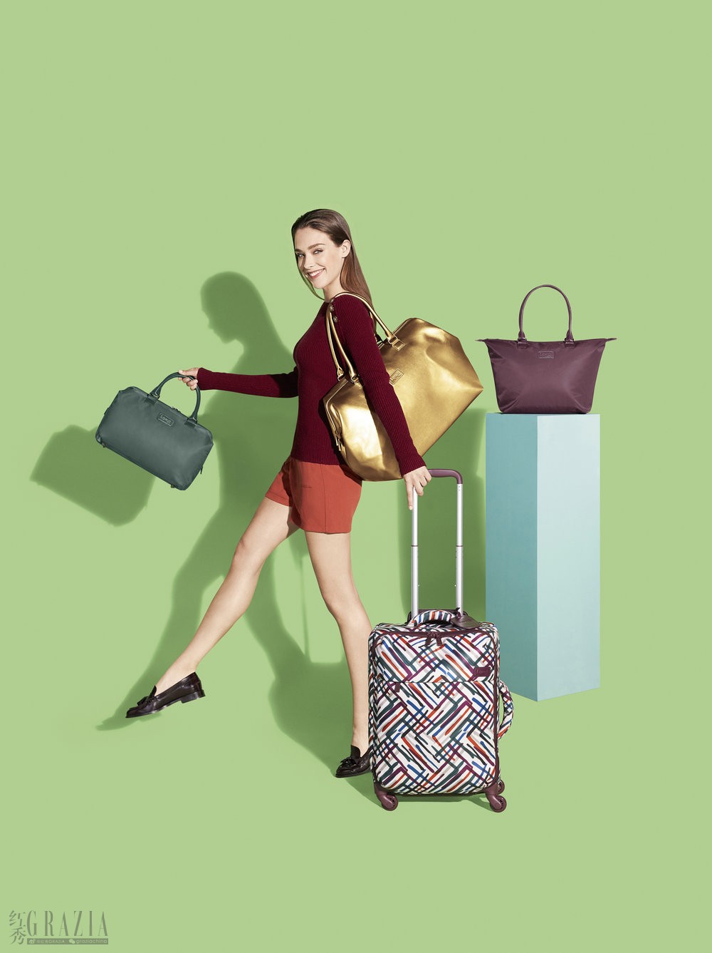 lipault潮款,lipault玫瑰木色