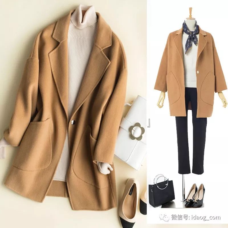 轻奢羊绒大衣，时髦有气场