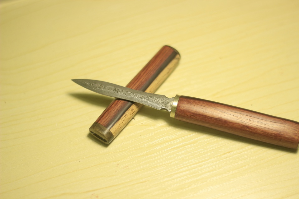 豆瓣日记:高兴哥手把手教你玩木头之『大马士革茶刀见过没？』