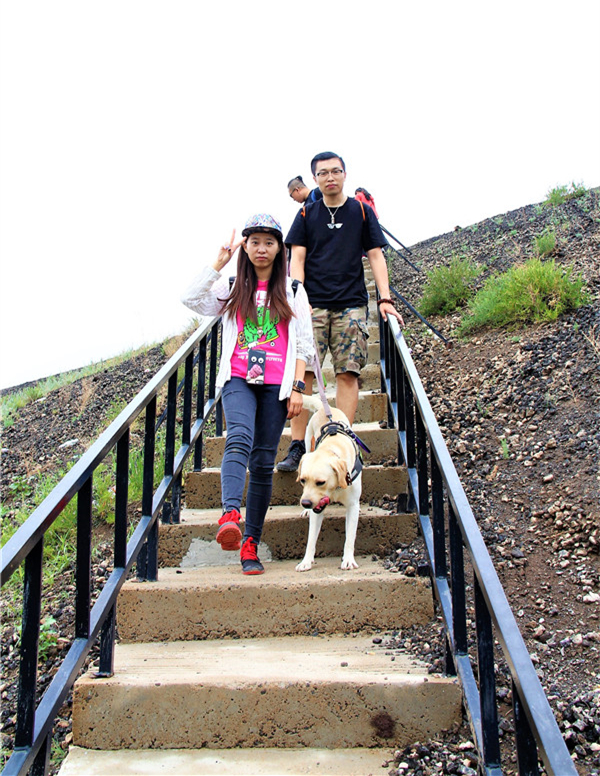 活动回顾｜欧帝亿主题狗狗巴士察哈尔草原深处探秘万年火山