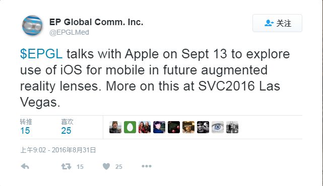 秒杀GoogleGlass的AR隐形眼镜，即将登陆iOS系统