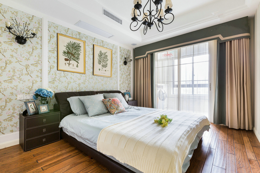 128平米美式风全是设计细节,美式风格小户型三室两厅