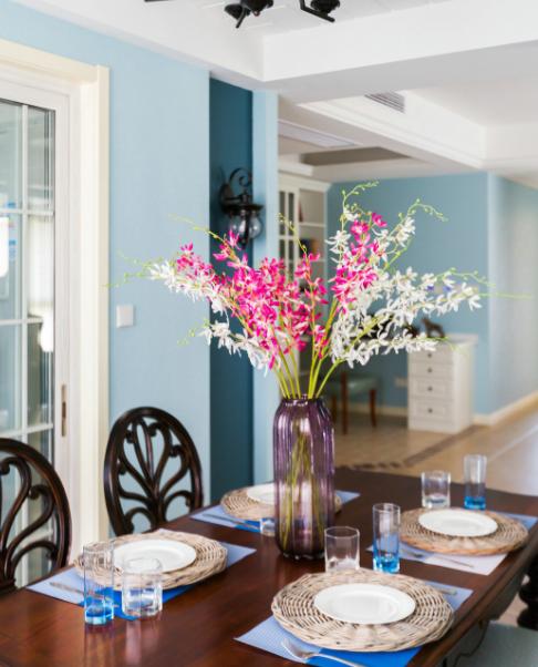 128平米美式风全是设计细节,美式风格小户型三室两厅