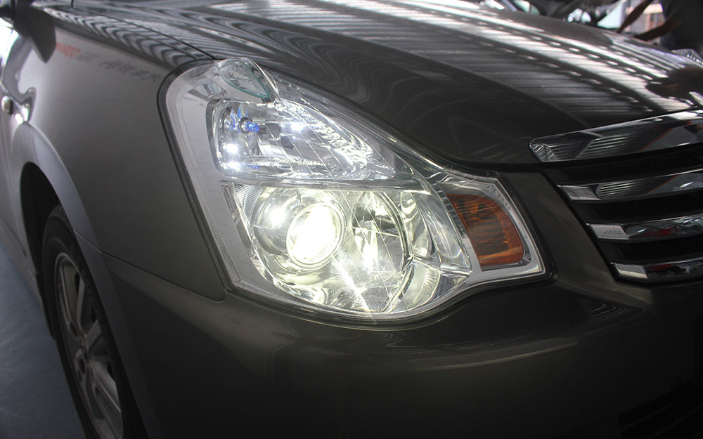 21款轩逸经典大灯改装,18款经典轩逸激光大灯