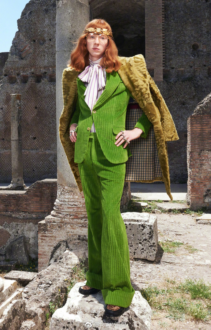 gucci2018早秋男图片,gucci2018春夏文艺复兴