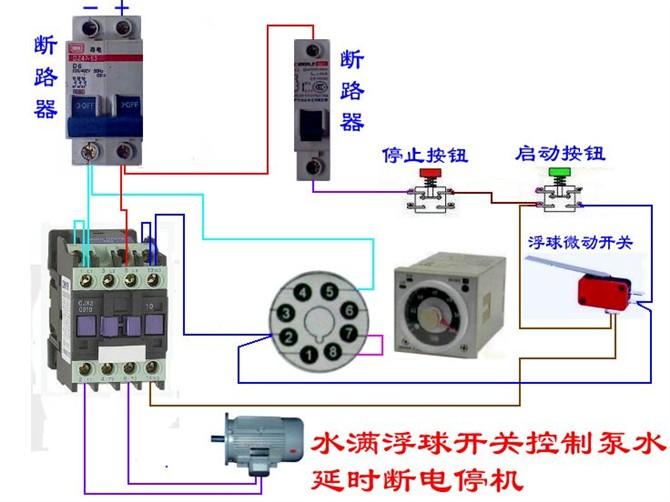 断路器线圈与电表接线图,三相四线制电表和断路器接线图