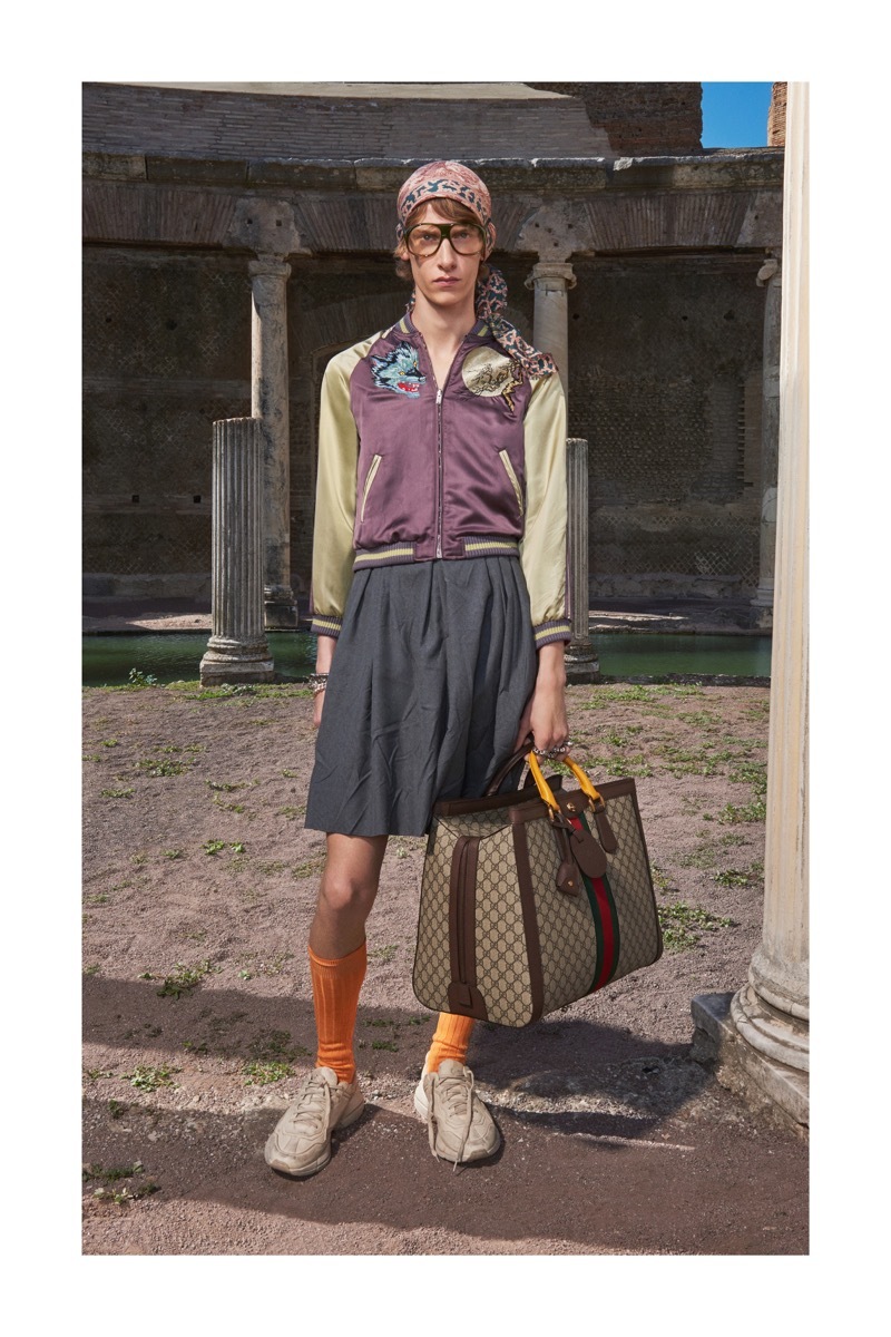 guccimarmont系列,gucci2018秋冬男装发布会