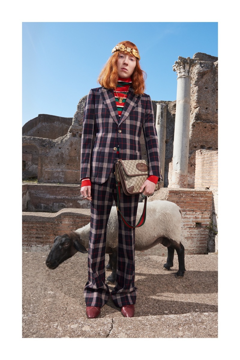 guccimarmont系列,gucci2018秋冬男装发布会
