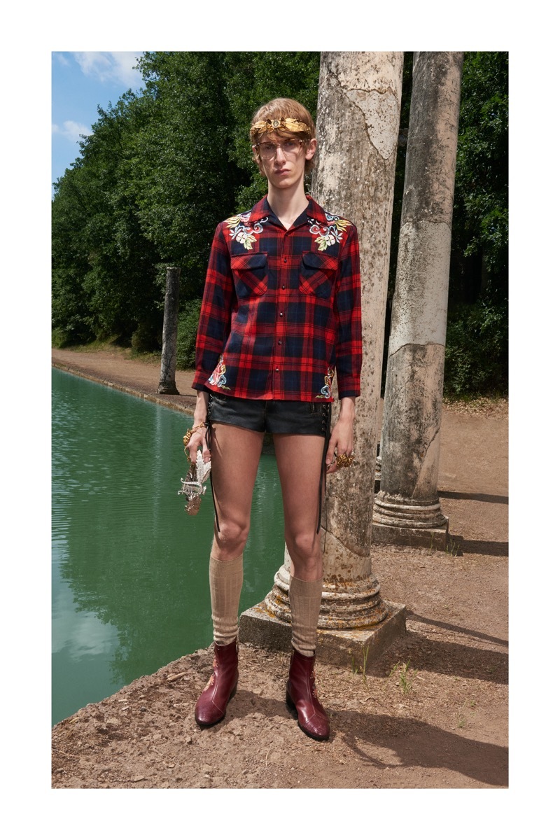 guccimarmont系列,gucci2018秋冬男装发布会