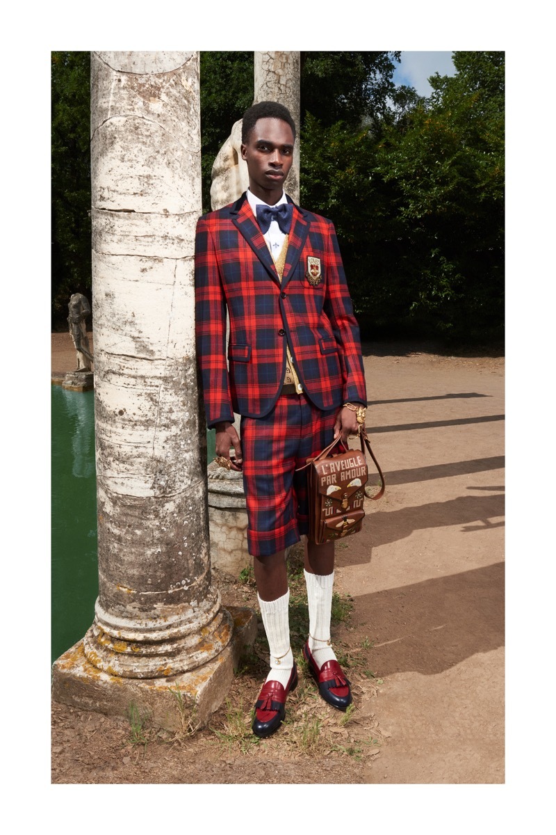 guccimarmont系列,gucci2018秋冬男装发布会