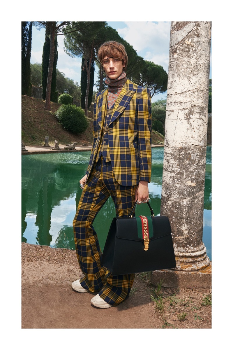guccimarmont系列,gucci2018秋冬男装发布会
