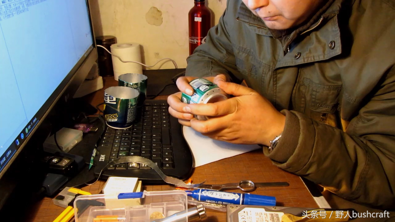 易拉罐增压酒精炉制作,易拉罐制作酒精炉的方法