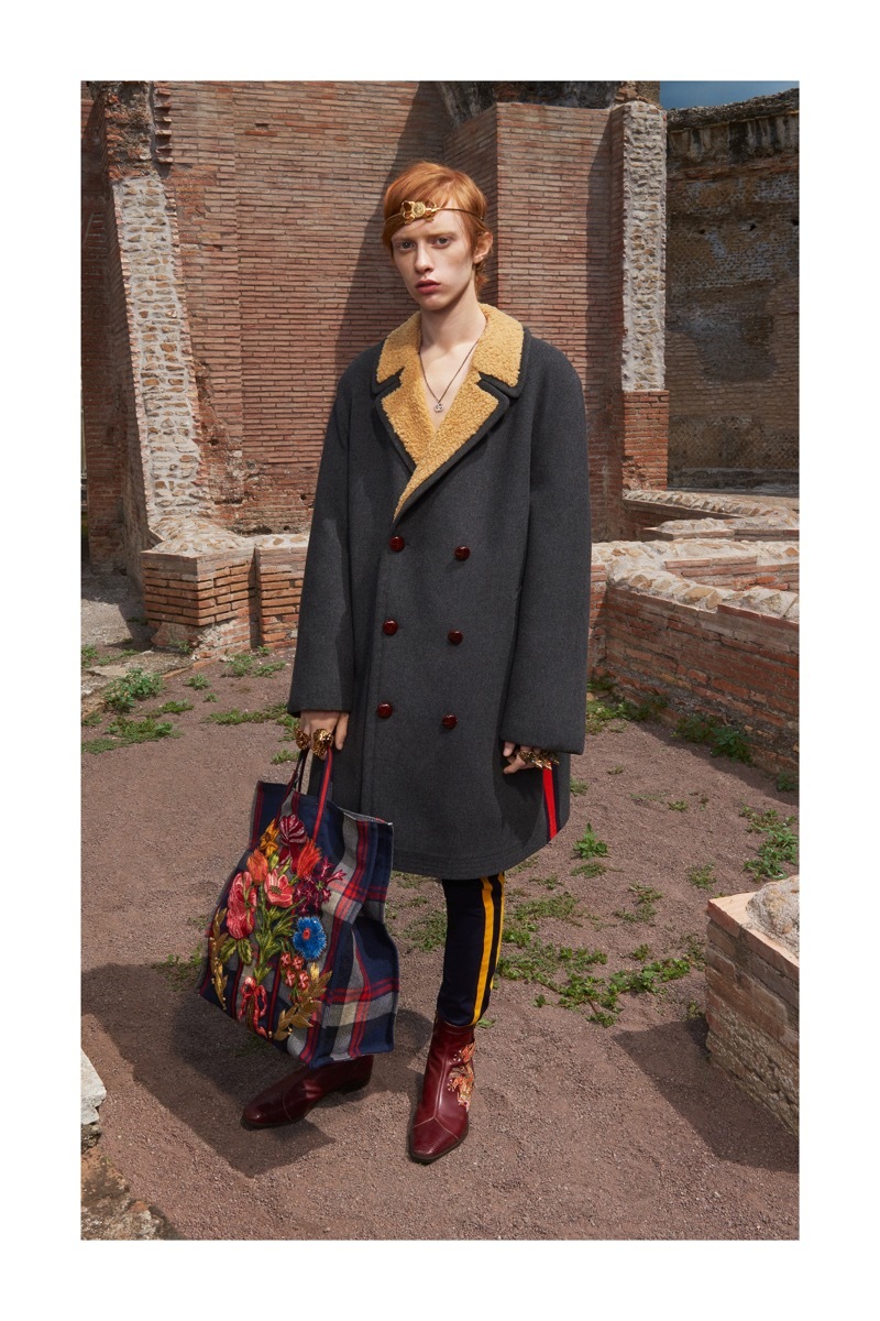 guccimarmont系列,gucci2018秋冬男装发布会