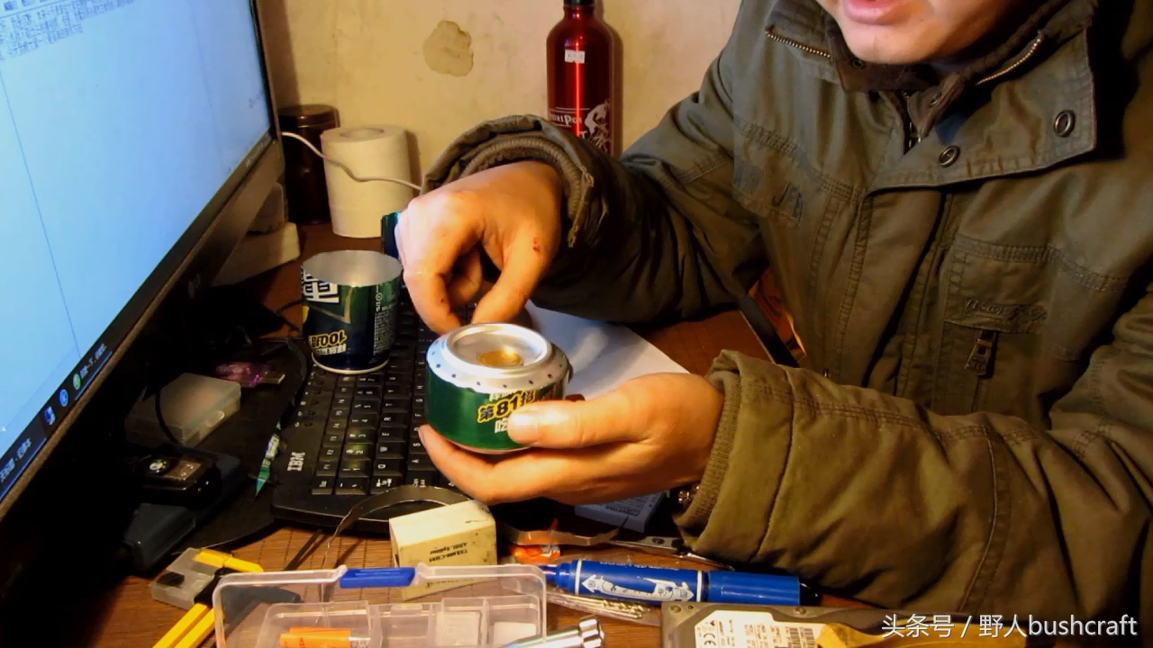 易拉罐增压酒精炉制作,易拉罐制作酒精炉的方法