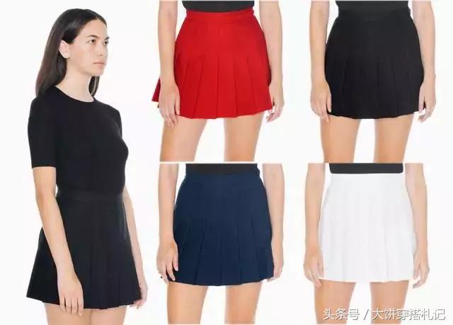 不同颜色百褶裙穿搭春天,不同身高百褶裙长度