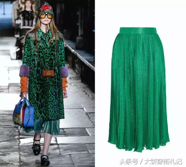 不同颜色百褶裙穿搭春天,不同身高百褶裙长度