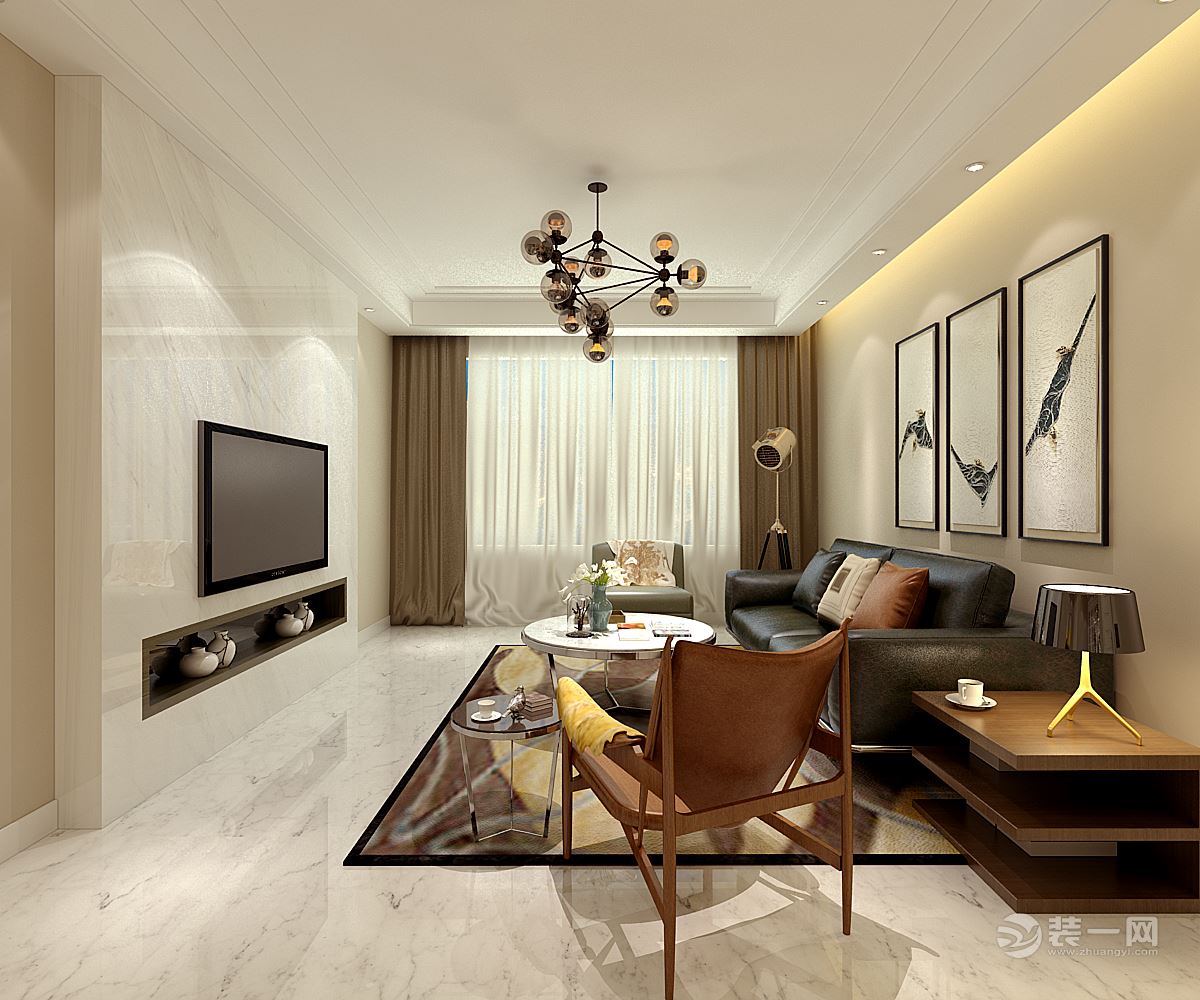 呼和浩特简约风格装修花费,呼和浩特市100平米装修案例