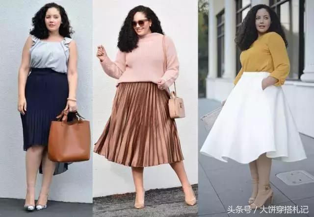 不同颜色百褶裙穿搭春天,不同身高百褶裙长度