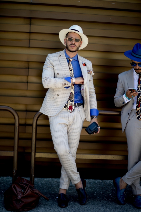 夏天男士专用小草帽,男士草帽穿搭的独特造型