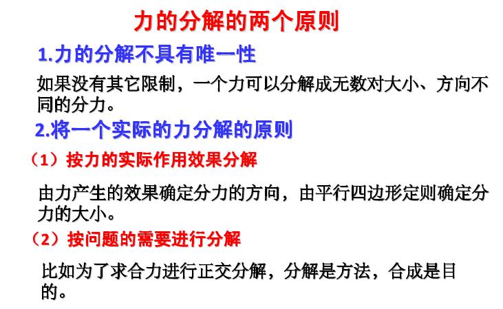 高一物理必修一知识点复习总结