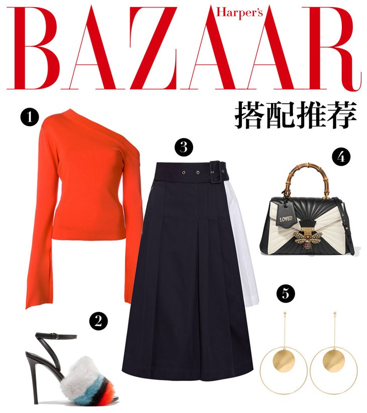 腿短适合穿高腰中长裙,适合小短腿穿的裙子显瘦