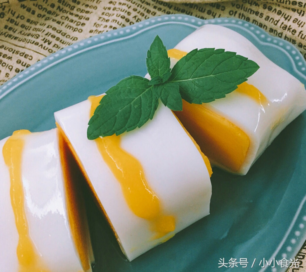 夏天来一份冰凉沁甜的芒果肠粉，满足感一秒爆棚