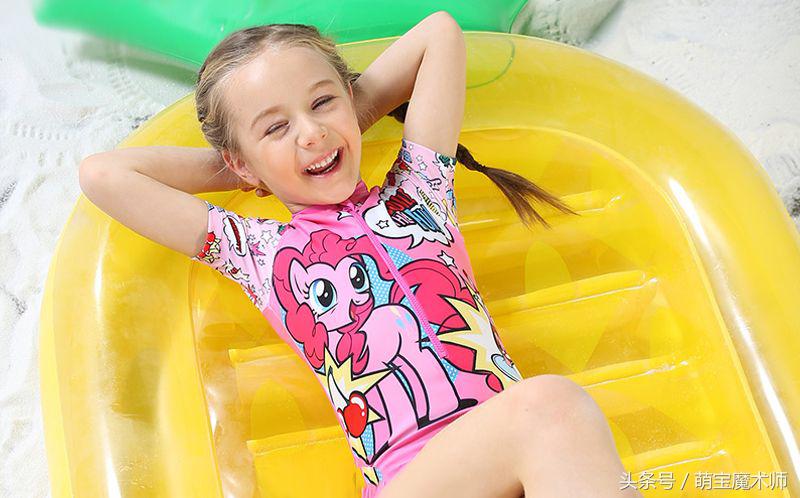 夏天必备的高颜值泳衣儿童,美人鱼儿童泳衣女孩网红时尚款