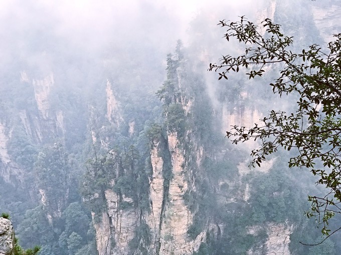 七天六晚长沙张家界吃货视角带你领略冰天雪地的张家