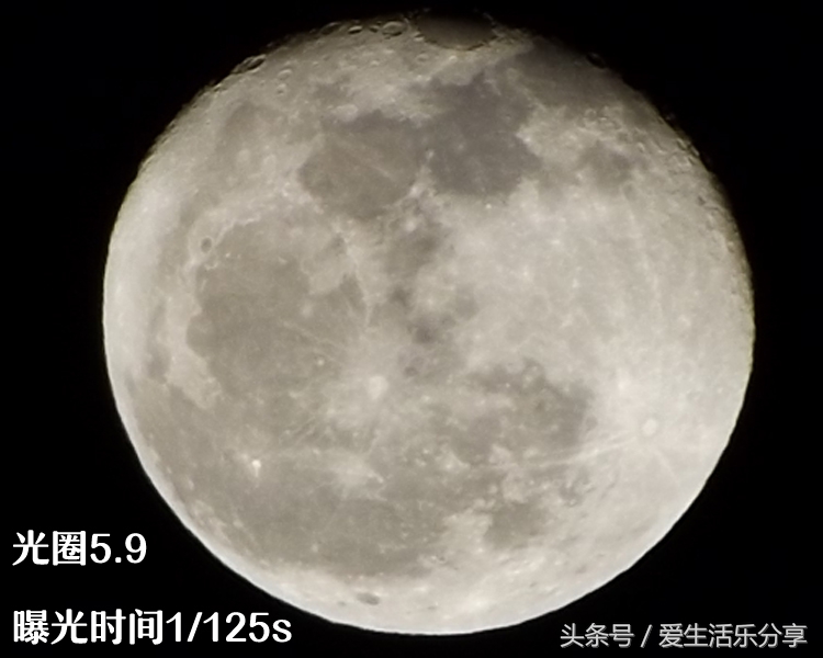 长焦相机拍的月亮,长焦相机照月亮有光影