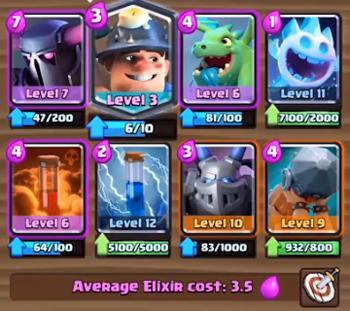 皇室战争最新的矿工卡组,皇室战争低阶矿工卡组