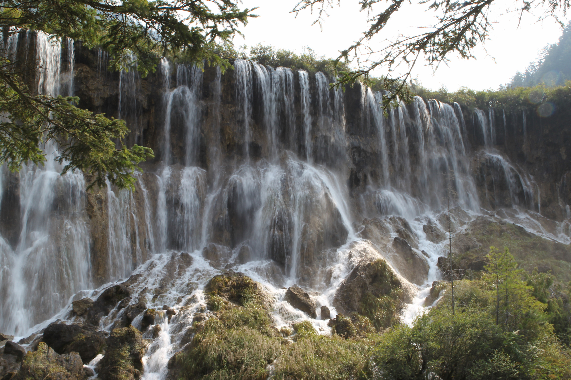 地震前的九寨沟美景,航拍地震前九寨沟所有景点