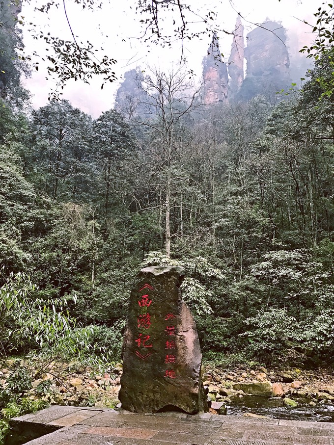 七天六晚长沙张家界吃货视角带你领略冰天雪地的张家