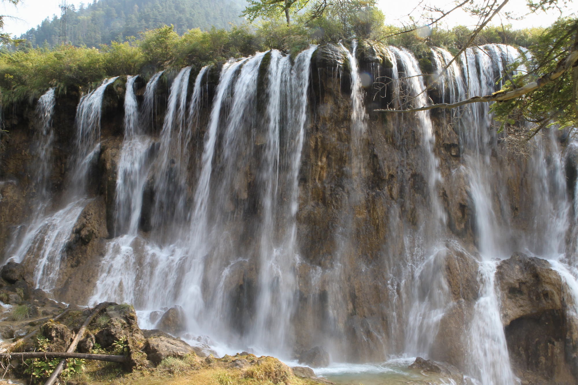 地震前的九寨沟美景,航拍地震前九寨沟所有景点
