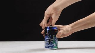 这样开雪碧，怎么动荡都不会喷！