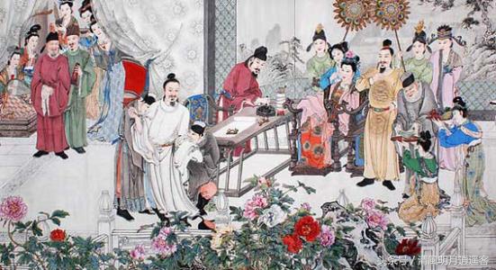 明皇、贵妃、诗仙，三个人，三首诗，流传千古一段佳话